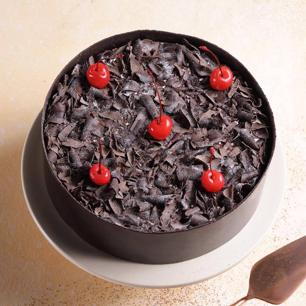 Side View of Choco Black Forest Cake