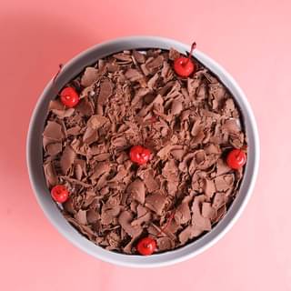 Top View of Choco Black Forest Cake