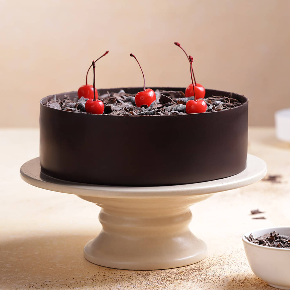 Top View of Choco Black Forest Cake