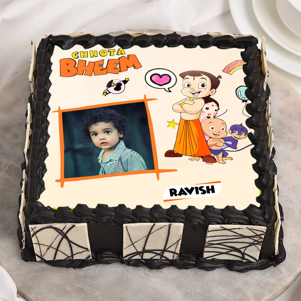 Delicious Birthday Special Chota Bheem Fondant Cake to India | Free Shipping