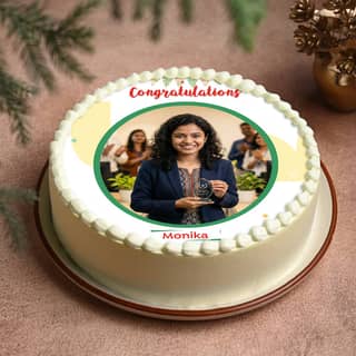 Congrats Photo Cake