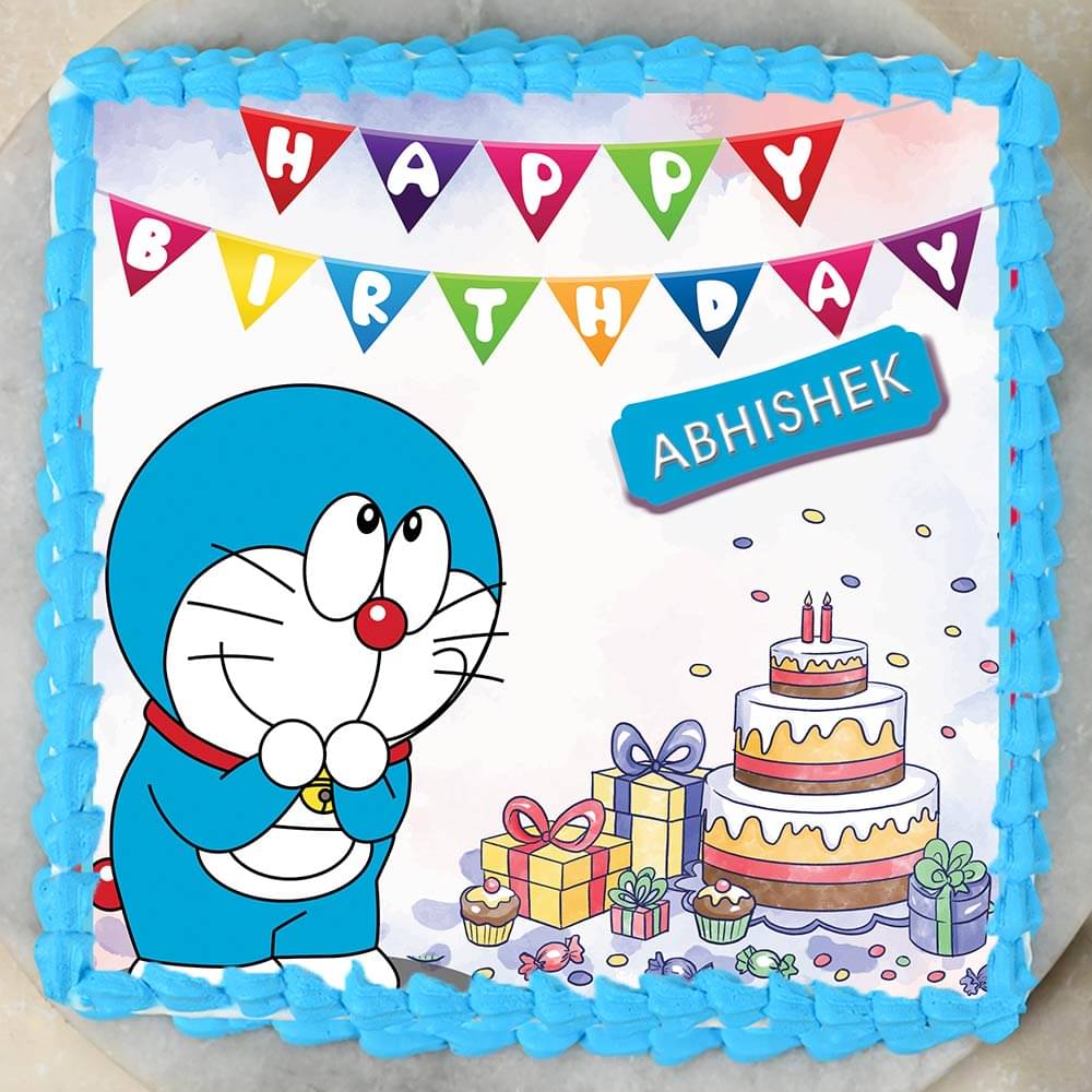 Doraemon Themed Cake ( 2 Pound ) - Your Koseli Celebrations