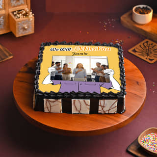 Bid You Farewell - A Farewell Photo Cake