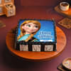 Frozen Birthday Poster Cake Square Shape