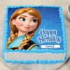 Frozen Birthday Poster Cake Square Shape