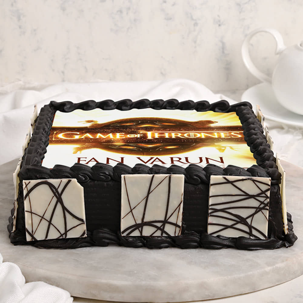 Game Of Thrones Birthday Cake- Side View