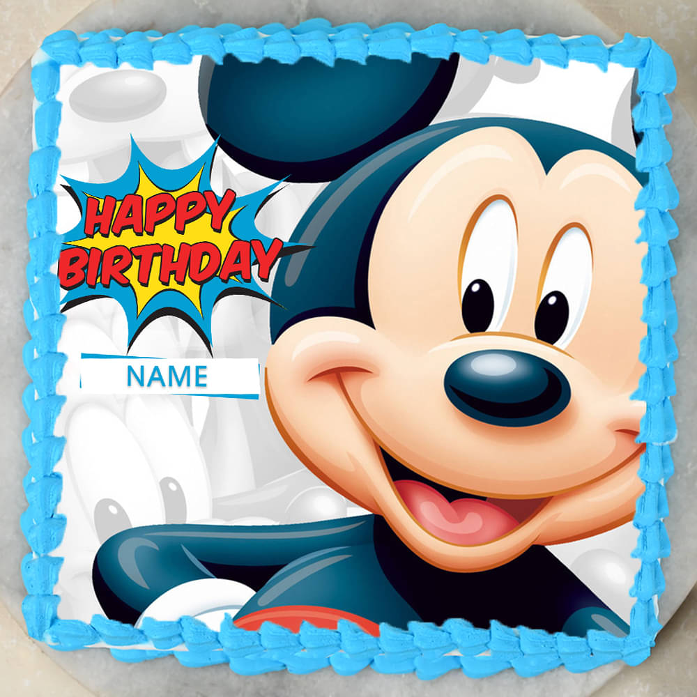 Mickey Face Cake 2 1.5 KG