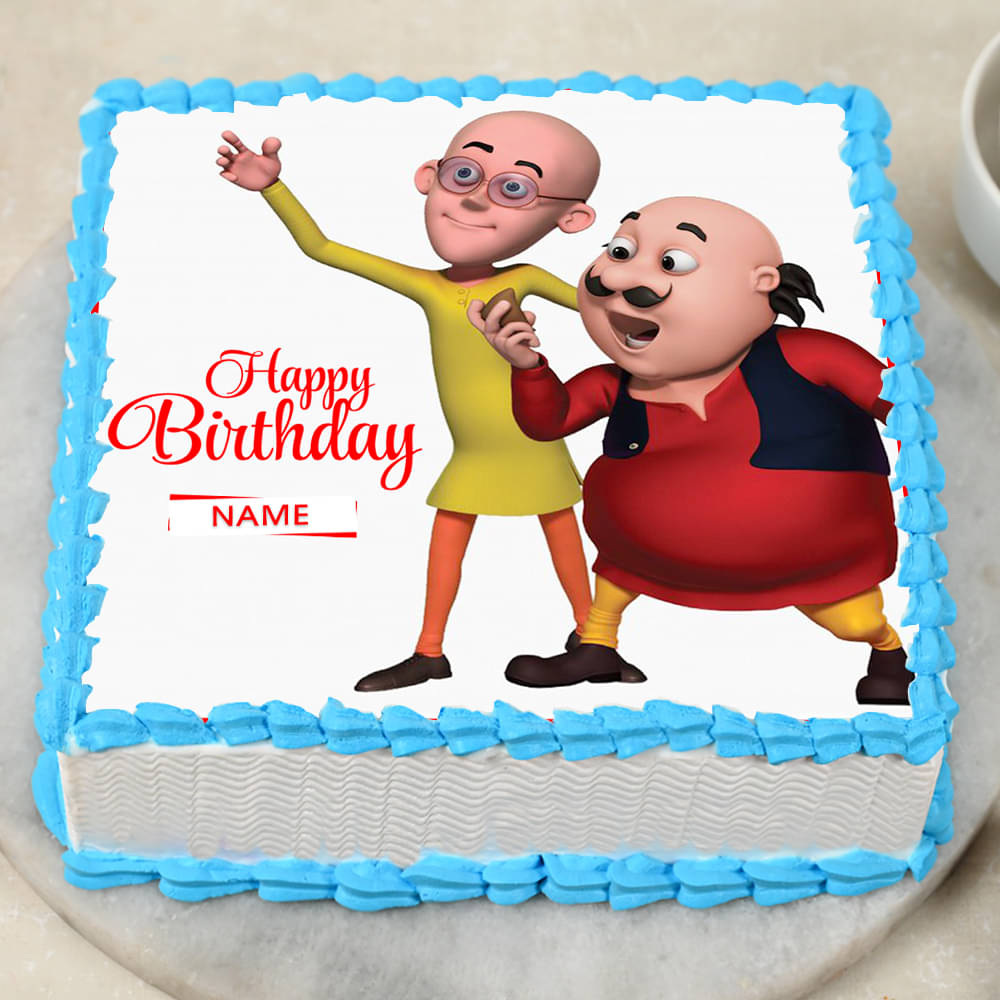 Share more than 83 cake motu patlu cartoon best - awesomeenglish.edu.vn