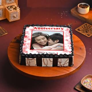 My Forever anniversary photo cake