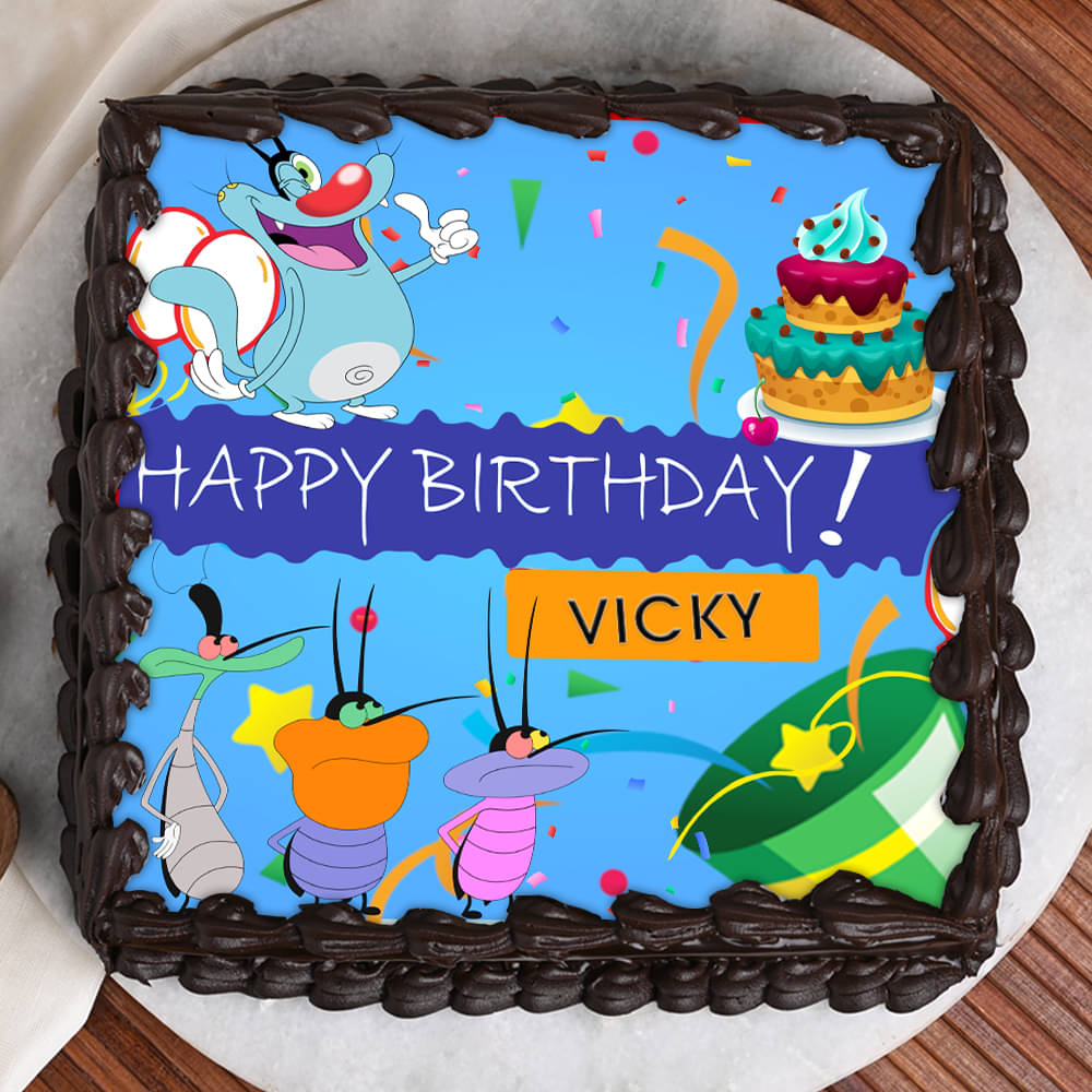 Best Oggy Theme Cake In Mumbai | Order Online