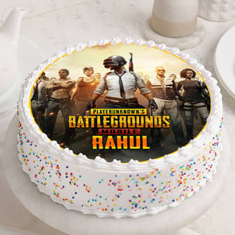 Personalised PUBG Cake