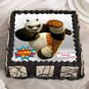 Panda Themed Photo Cake For Children