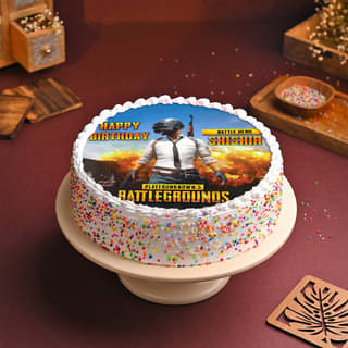 PUBG Round Poster Cake