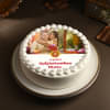 Rakhi Personalised Photo Cake With Single Rakhi