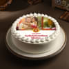 Rakhi Personalised Photo Cake With Single Rakhi