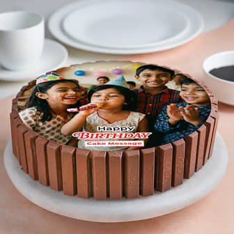 KitKat Photo Cake Round-Shaped N Kitkat Photo Cake