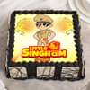 Square-Shaped Little Singham Poster Cake