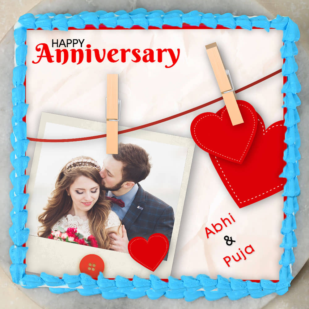 Order Anniversary Photo Cake from Bakingo