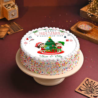 Santa Squad Christmas Cake