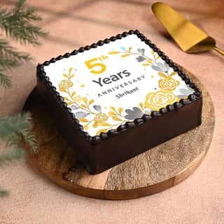 Fifth Anniversary Cake