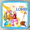 Top View of Square shaped Lohri Poster Cake