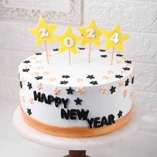Happy New Year Theme Cake
