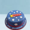 Starry Space Explorer Cake