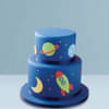 Order Starry Space Theme Fondant Cake Online