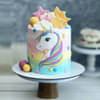 Starry Unicorn Fondant Cake