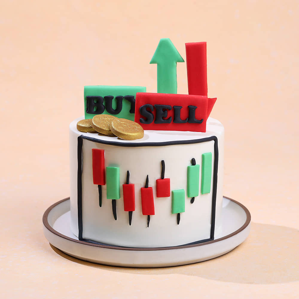 Stock Market Sweet Success Cake