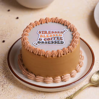 Stressed Blessed Bento Cake