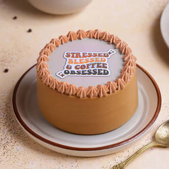 Stressed Blessed Bento Cake