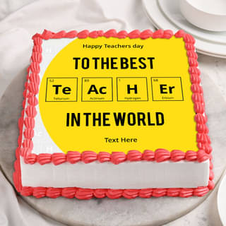 Periodic Table Teachers Day Cake