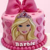 Stylish Fondant Barbie Cake