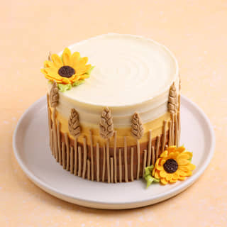 Sunflower Ombre Cake Sunflower Ombre Cake