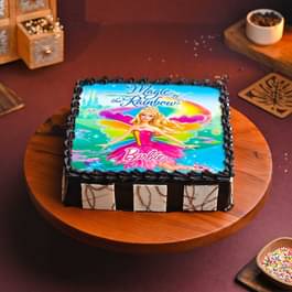 Super Charming Barbie Photo Cake Super Charming Barbie Photo Cake