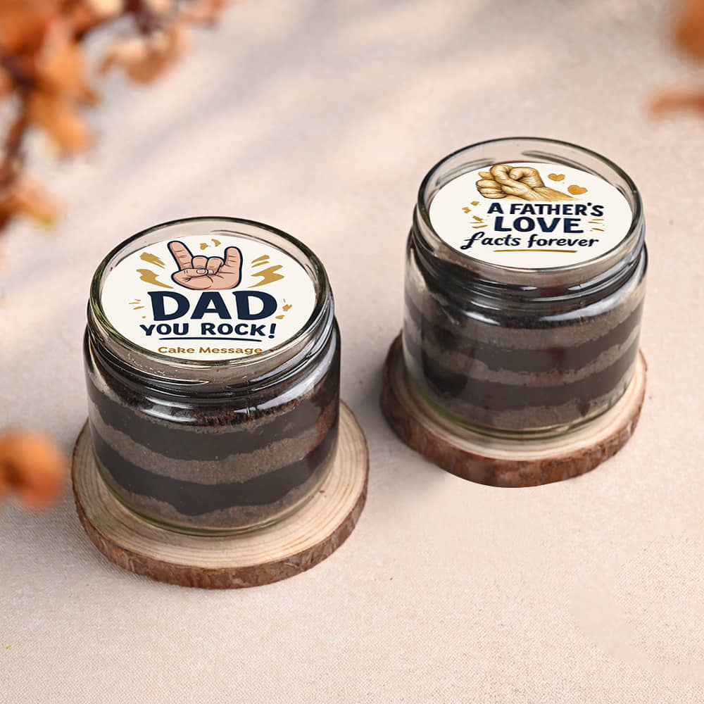 Rocking Dad Choco Jar Cake Duo Rocking Dad Choco Jar Cake Duo