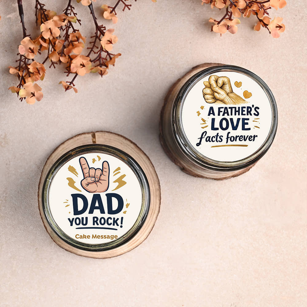 Rocking Dad Choco Jar Cake Duo