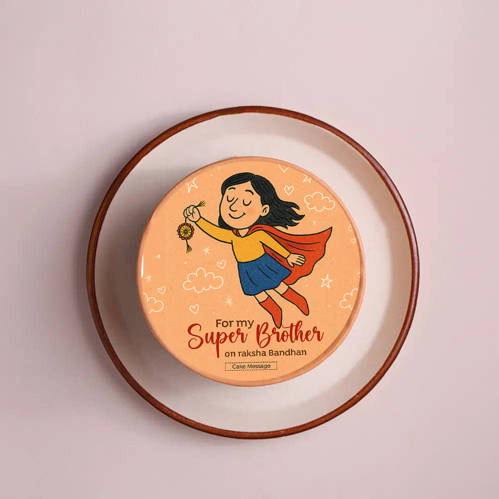 Super Sister Rakhi Bento Cake