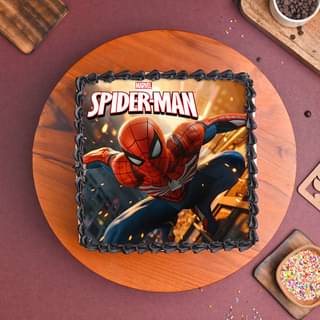 Order Super Spiderman Photo Cake Online