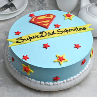  Vanilla Fondant Fathers Day Cake