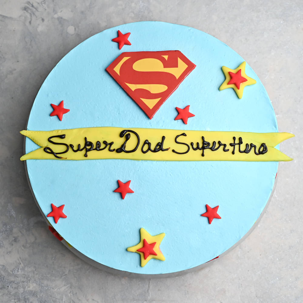 Super Man Cake for Dad