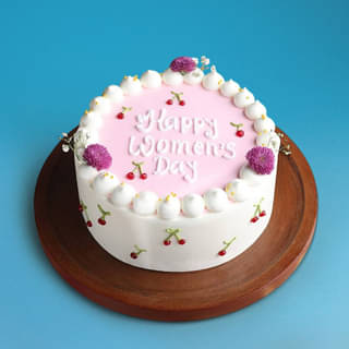 Sweet Blooms Womens Day Cake