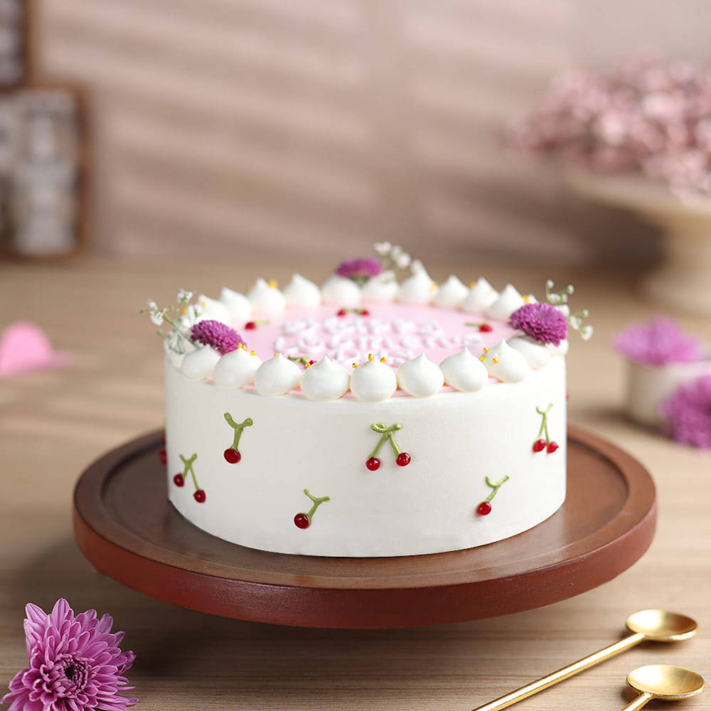 Sweet Blooms Womens Day Cake