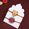 Sweet Dragees With Cute Rakhi Duo