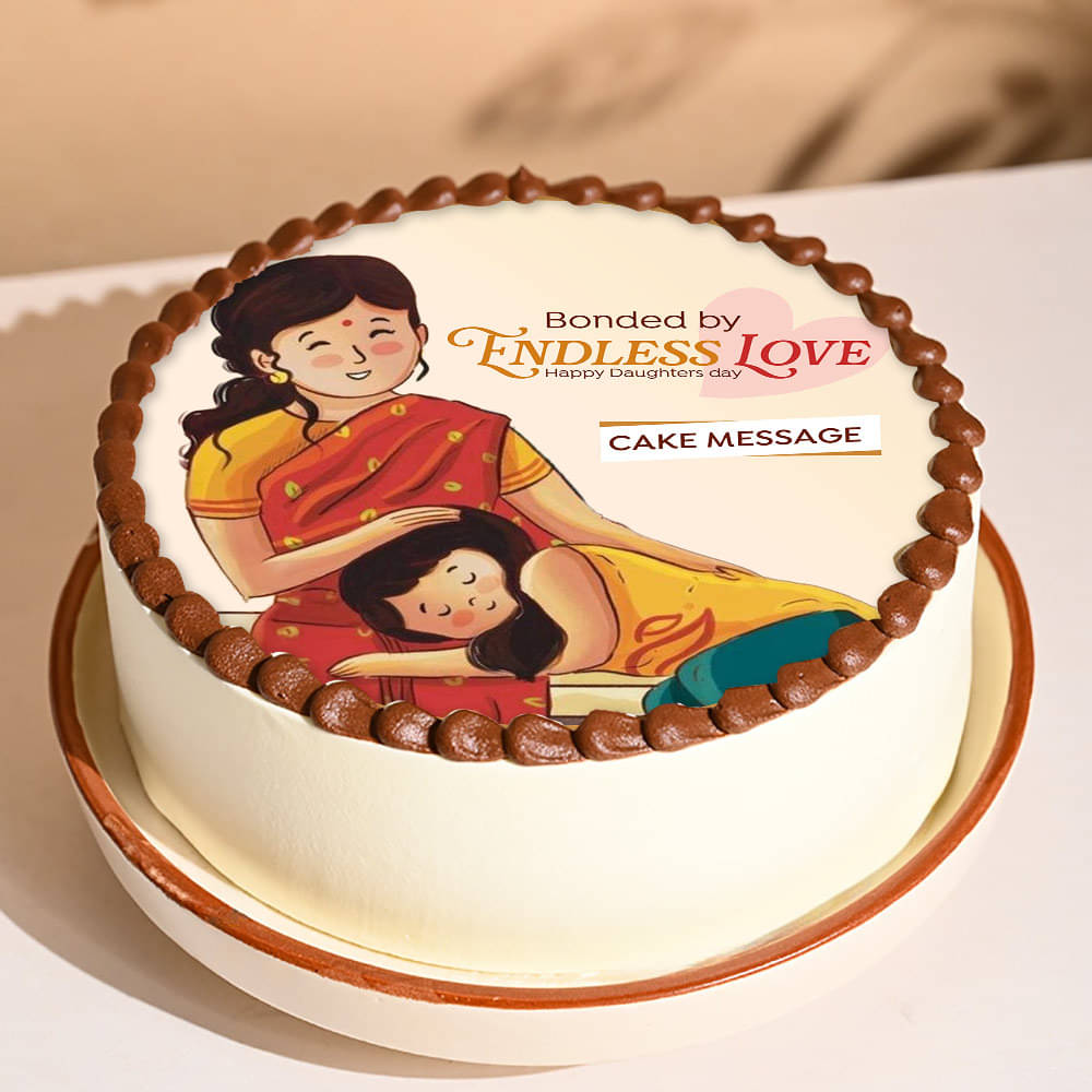 Sweet Embrace Daughters Day Cake