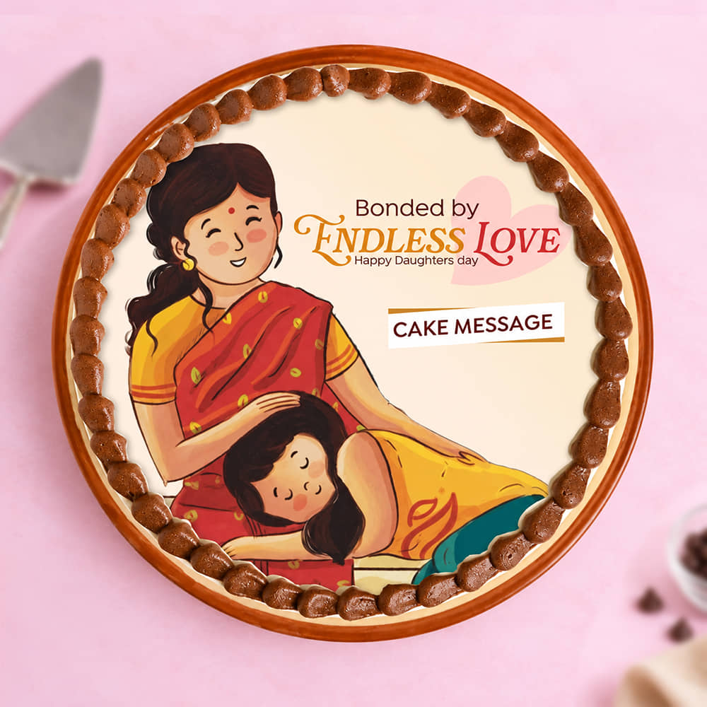 Sweet Embrace Daughters Day Cake
