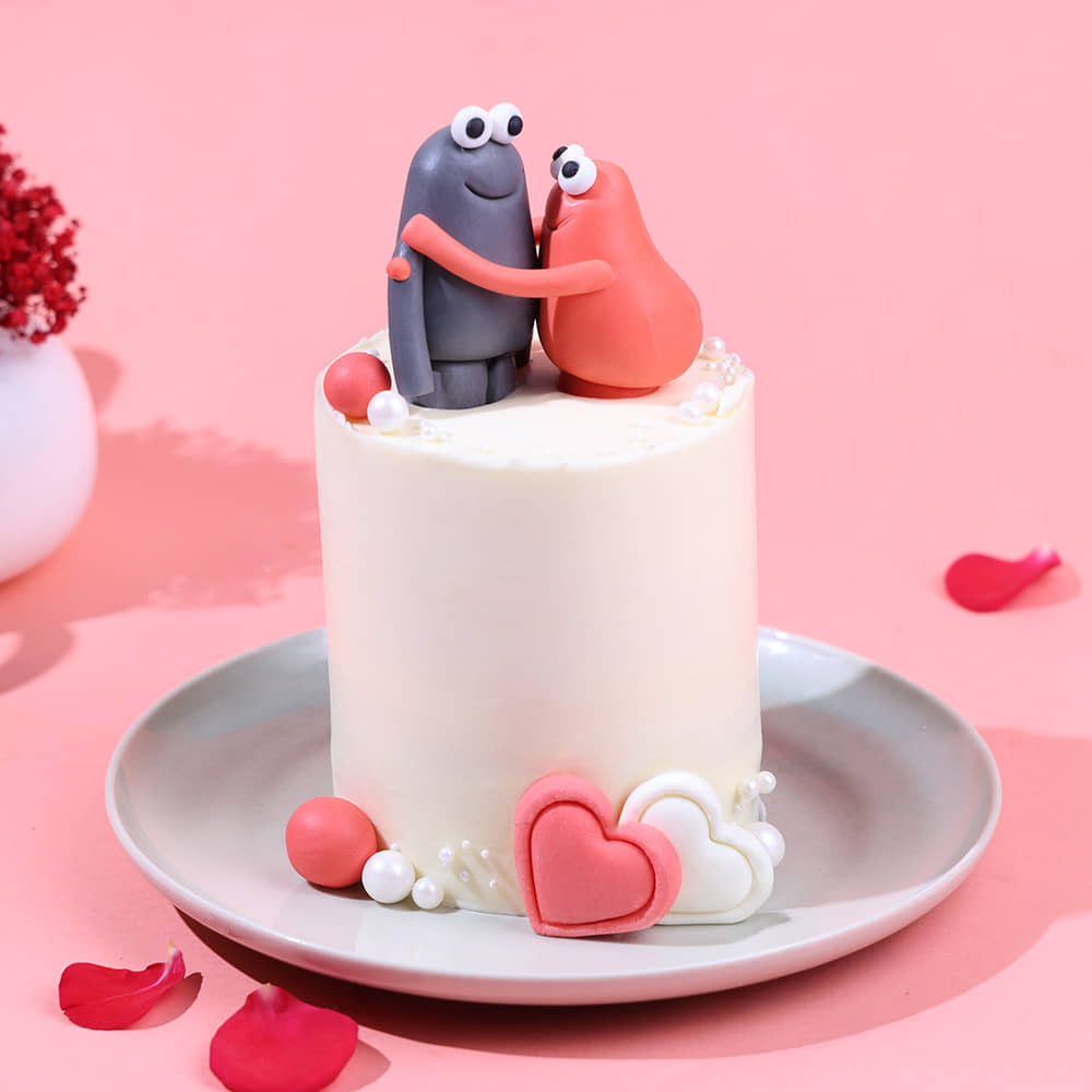 Sweet Hug N Hearts Cake Sweet Hug N Hearts Cake