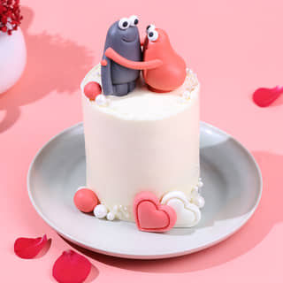 Order Sweet Hug N Hearts Cake Online