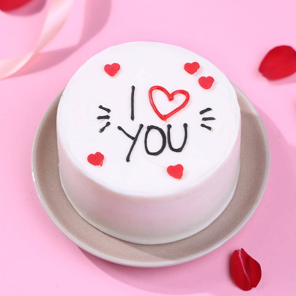 Top View of Sweet Love You Bento Cake